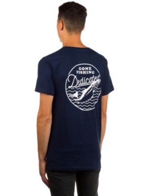 Dedicated Gone Fishing T shirt bij Blue Tomato kopen Dedicated Gone Fishing T shirt bij Blue Tomato kopen